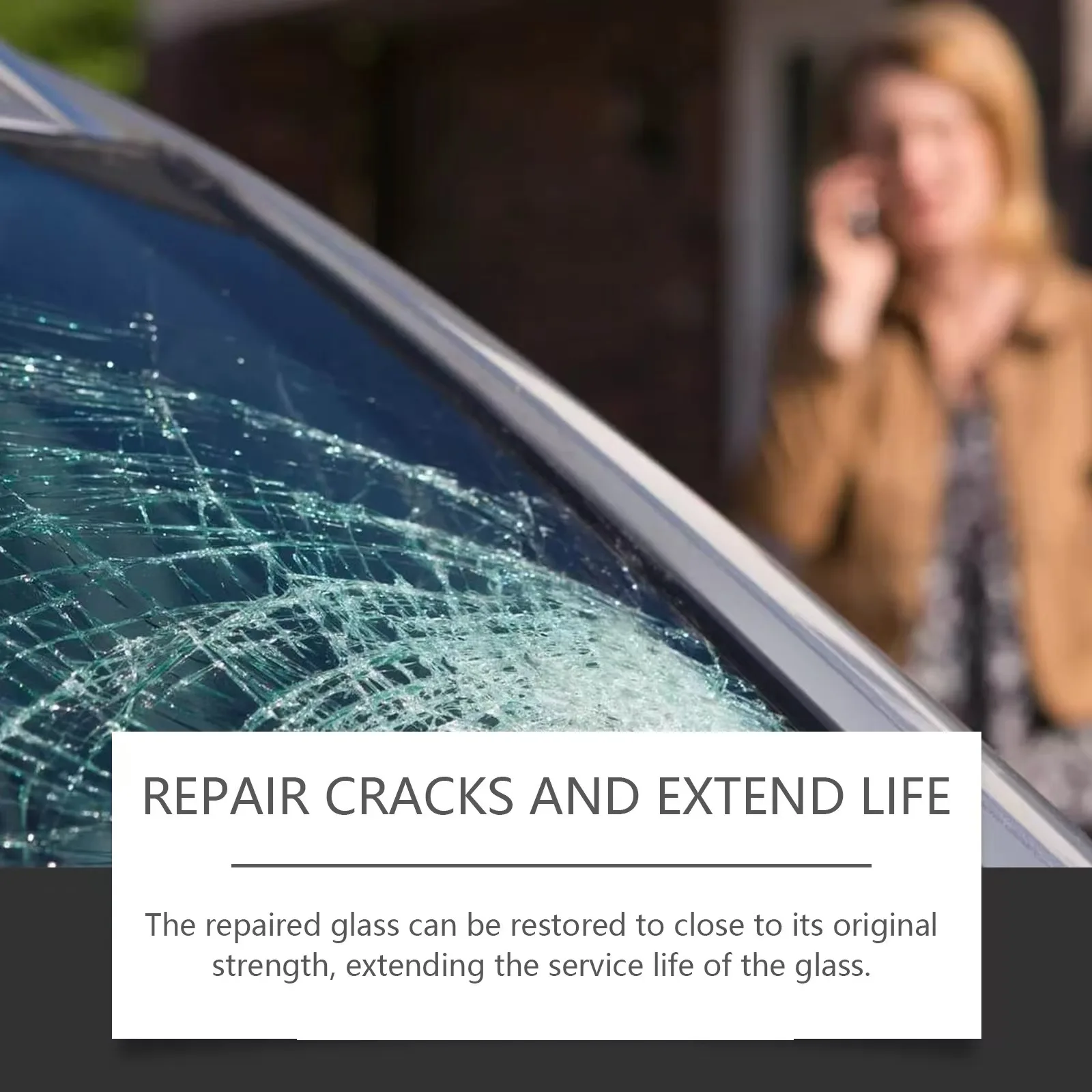 Car Glass Scratch Repair Fluid Agent Set Windscreen Window Glass Nano Scratch Crack CrackResin Repair Agent Tools Auto Accessory 2
