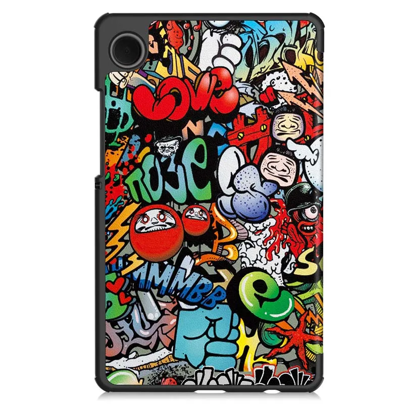 Cute PU Leather Flip Cover Case with Stand Holder, 8.7 Protective Casing