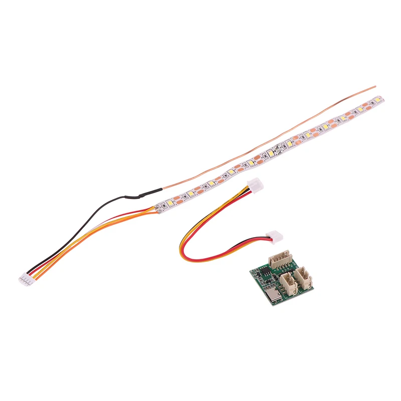 Modulo Sensore Tattile Con Striscia Luminosa A Led E Cavi Per La Realizzazione Di Led Touch Sensitive Smart Epoxy River Table Top