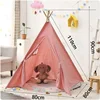 Folding Indian Children’s Tent Easy to Install Kids Camping tent Indoor Party Play House Infant Baby Birthday Gift 1.1M barraca 2