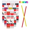 8 Colors 2.0mm 2B Automatic Pencil Replacement Lead Core Student Sketching Painting Writing Supplies School Office Stationery 1