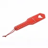 Premium PU Leather Equestrian Paddle,Faux Leather Horse Riding Whip 6
