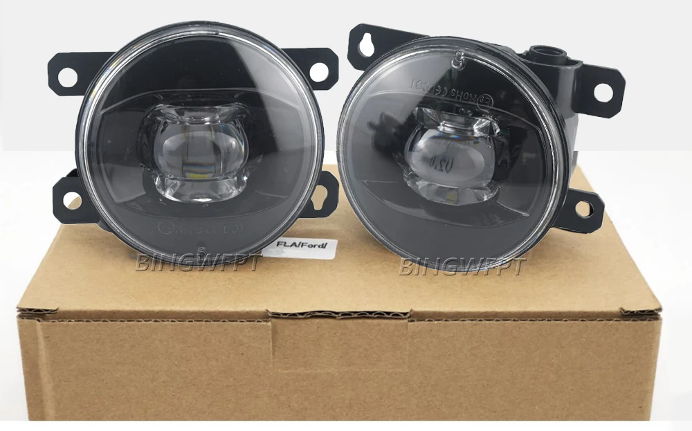 2X LED الضباب الخفيف DRL ل ايسوزو D-Max D MAX Dmax كابينة 2020.12 2021 2022 LED مصباح الضباب قطع خط عدسة أضواء النهار الجري