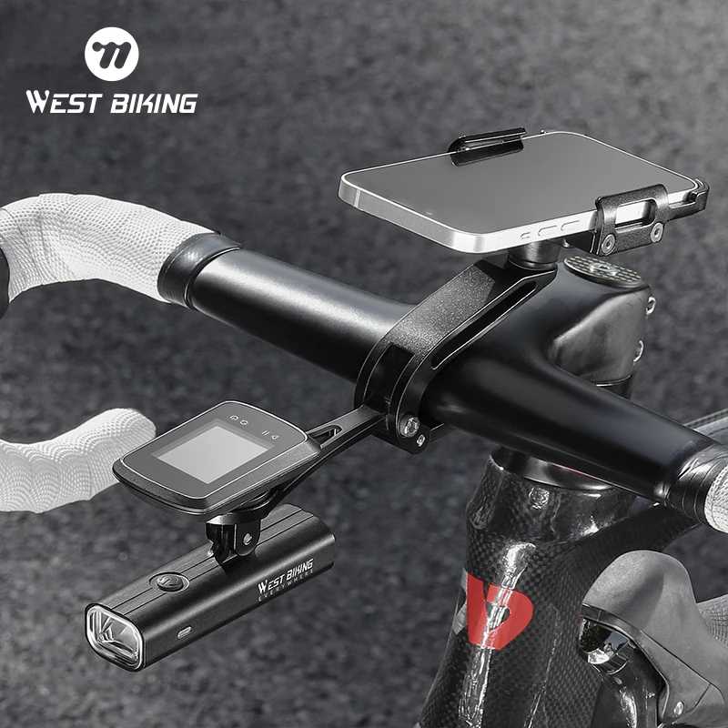 WEST BIKING In Mobile Phone Holder Cycling Computer Lights