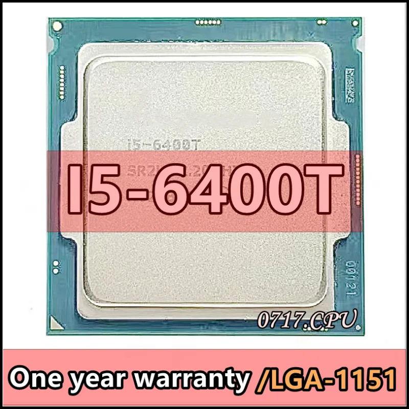 

i5-6400T i5 6400T SR2L1 2.2 GHz Quad-Core Quad-Thread CPU Processor 6M 35W LGA 1151