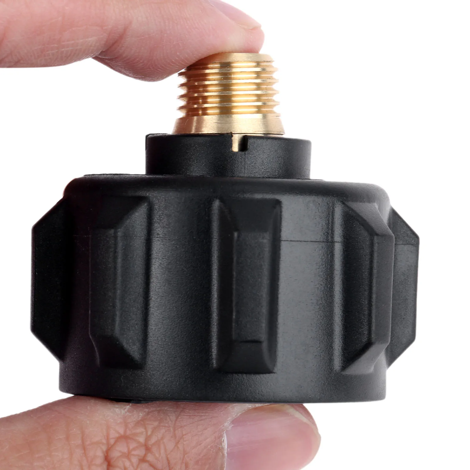 Propane Tank Refill Adapter 1pc QCC1 Propane Refill Adapter with Nut for Tank BBQ Camping