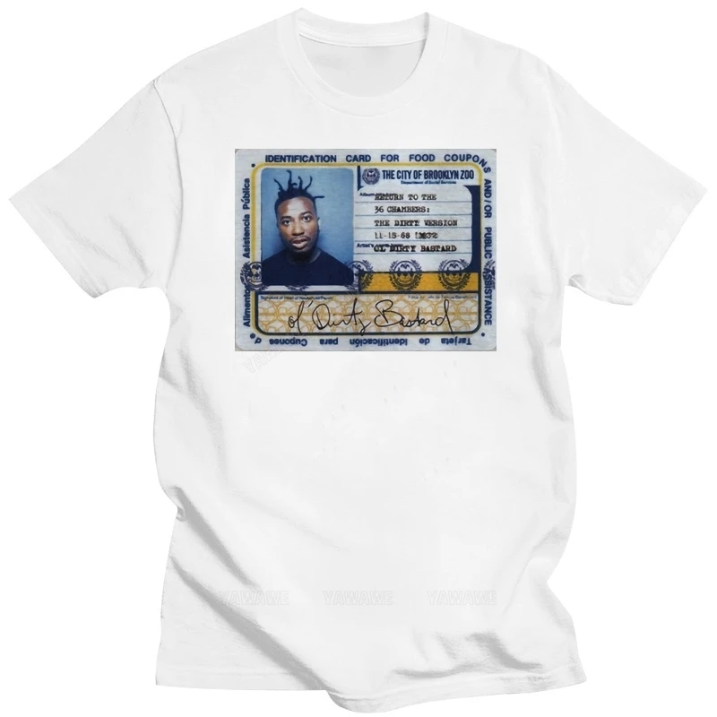 Ol' Dirty Bastard オールダーティーバスタード半袖 tシャツ Ol' Dirty Bastard Black T-Shirt - Gildan Unisex 100% Cotton