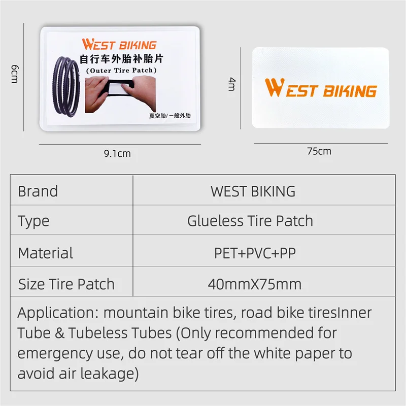 WEST BIKING-������ Ÿ�̾� ��ġ, 3-6 ��, ���� ������ Ÿ�̾� ���� �е�, ���� ���� �޴�� Ÿ�̾� ���� Ʃ�� �е�, ������ ���� �׼�����