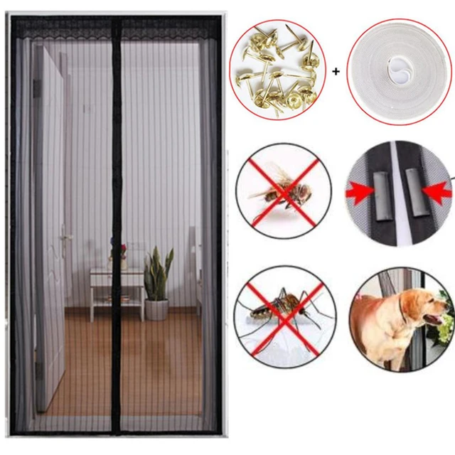 Magnetic Anti Mosquito Curtains Window  Magnetic Door Curtain Mosquito Net  - Door & Window Screens - Aliexpress