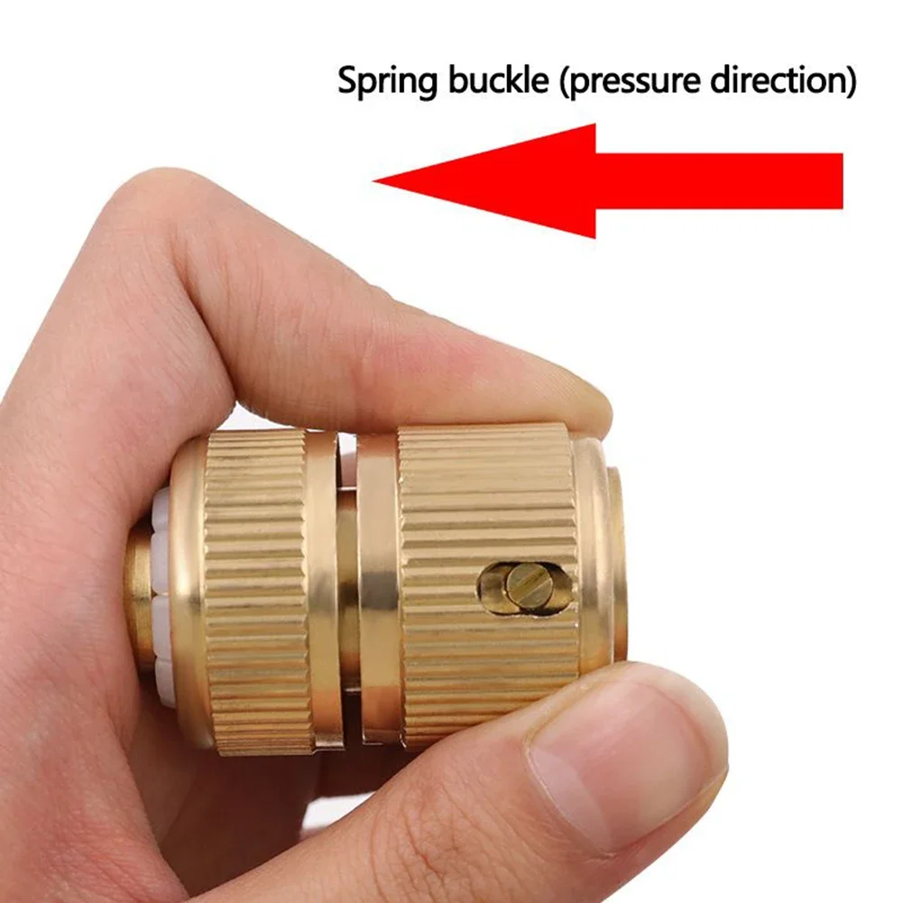 Garden Hose Connector 1/2" Garden Connector Watering Water Hose Pipe Tap Adaptor Quick-release Fitting For Garden Irrigation Car Washing
