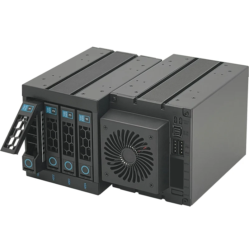Hot Swap Hard Disk Cage Armazenamento de Dados Móveis para Três Posição da Unidade Óptica 5.25 3.5 Sata Ssd Alemanha Bay - Imagem 5