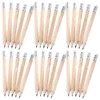 50 Pcs Kids Pencils Triangular Golf Writing Mini Students Half Eraser Tops Toddler Short 5