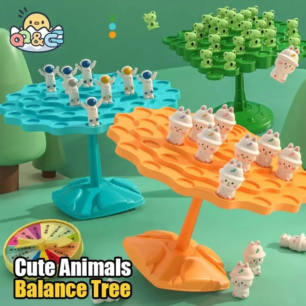 

Fun Frog Balance Tree Kids Montessori Math Toy Balancing Board Game Parent Child Interaction Tabletop Balance Game Toy Gift