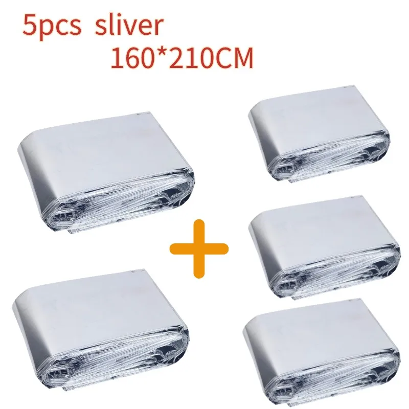 5PCS 160CM Sliver