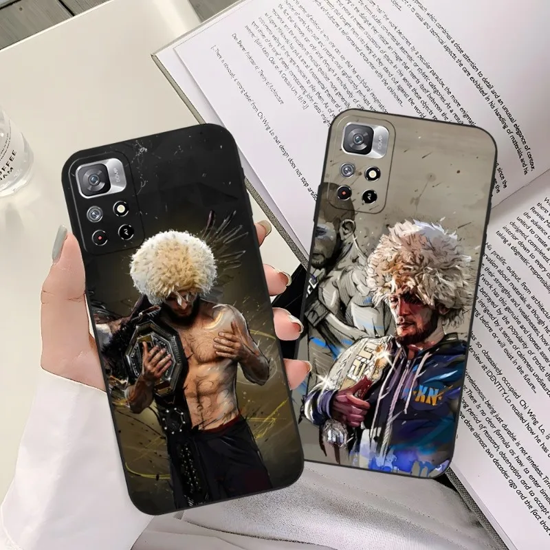 Custodia Per Telefono Khabib Nurmagomedov Per Xiaomi Redmi A2 10A 9 10 9T 9A 8 8A Note 9S 7 11S 12 11 10S Pro Plus Cover