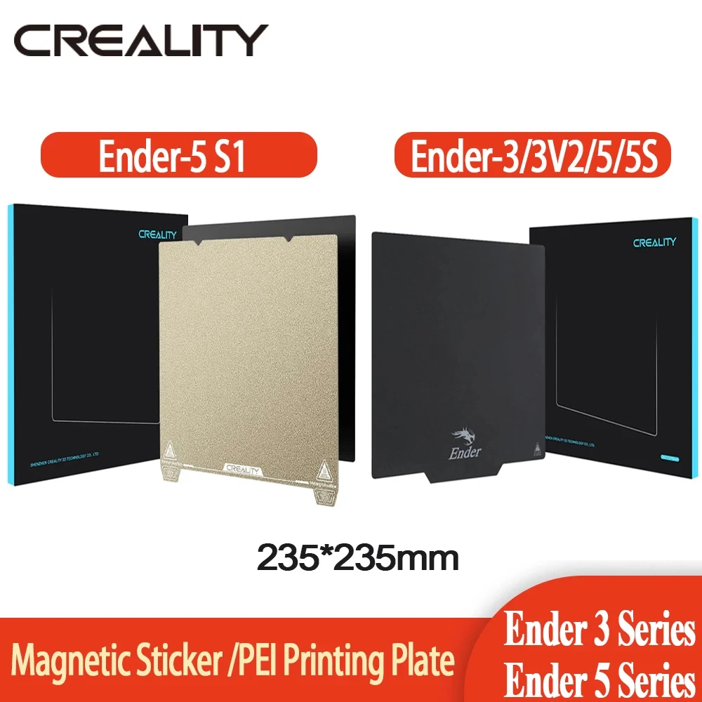 Creality K1 /Ender 5 S1 /Ender 3 S1 Pro PEI Build Plate Kit 235