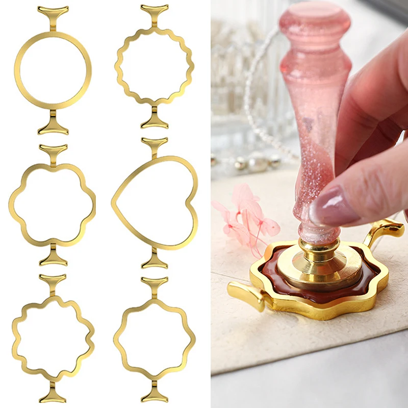 Wax Seal Metal Mold Round Flower Heart Shape Supplies