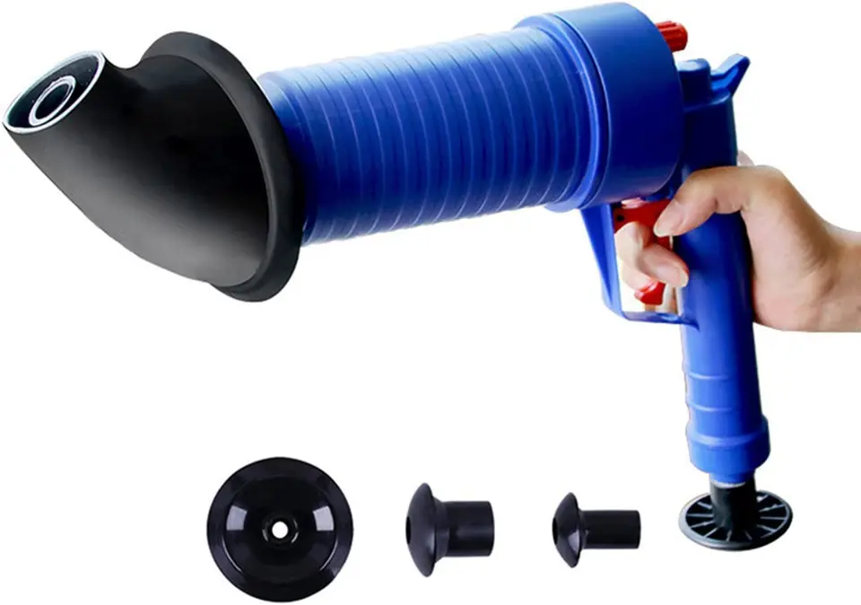 High Pressure Drain Blaster Plunger Gun for Home