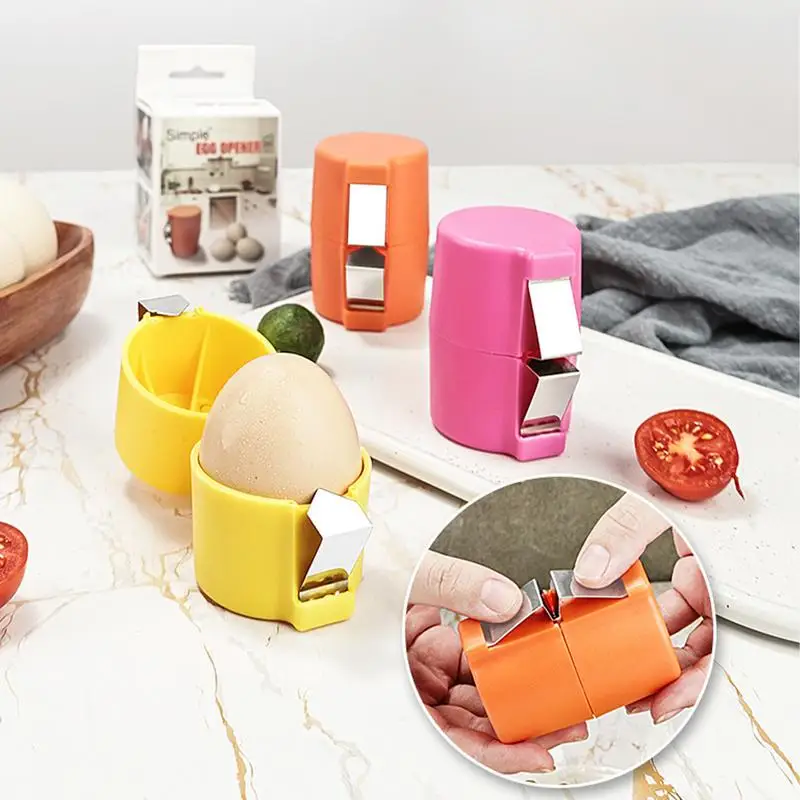 Egg Shell Opener Creative Egg Opener Cracker Easy Topper Cutter Quick Tools For Breakfast Removing Shell Restaurant
