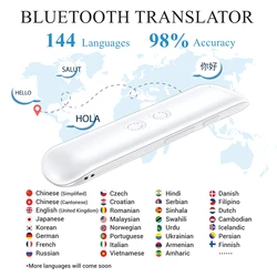 Wooask Real-time Language Translator Pocket Voice Translator Device 144 Languages for Travel Business Learning G5 Pro