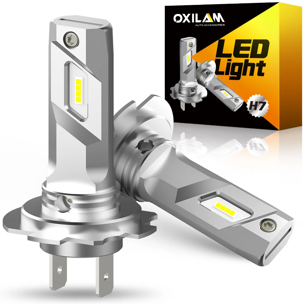 H7 LED Headlight Bulb 60W 6500K White 2 PCS