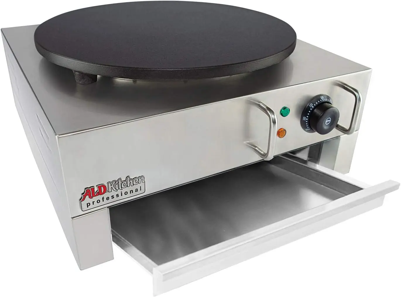 Crepe Maker Commercial Electric Pancake Maker Nonstick 16&rdquo; Plate 110V (Single)