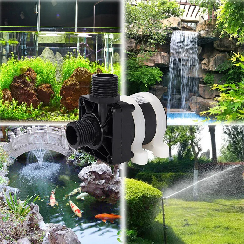 

Brushless DC Submersible Pump Aquarium for Fish, Small Mini Water Pump, Underwater Pump, Fishbowl, Home Fish Ponds