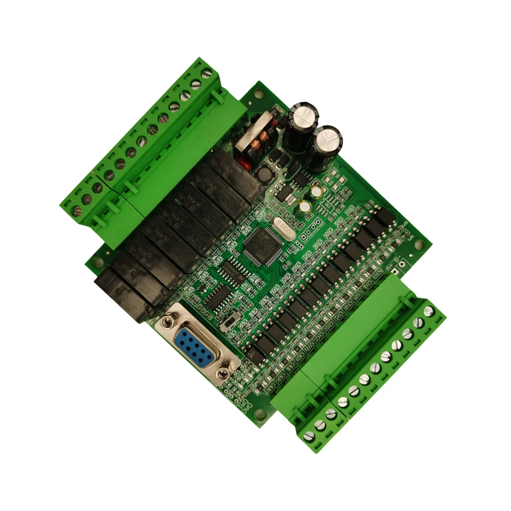 PLC Industrial Programmable Controller 1N-20MR Relay Module with Case DC Programmable Logic Controller FX1N 32MCU