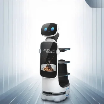 Hotel Ristorante Hotel Ristorante Hot Pot Consegna intelligente Camion di consegna robot Carica cameriere di verdure
