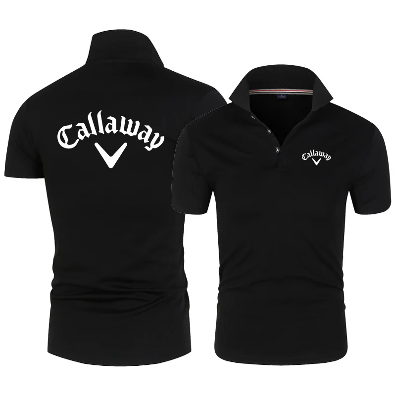 2022 Callaway męska koszulka Polo do golfa lato klasyczne krótkim