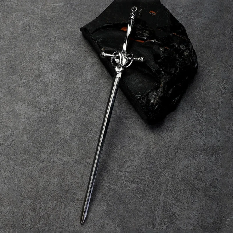 1pc Punk Metal Sword Hair Stick Hair Clip Hair Accessory Chinese Minimalist Diy Hairstyle Design Tool Women's