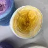 300g Colorful Pure Cotton Cake Gradient Cotton Rainbow DIY Scarf Shawl Skirt Wool 2