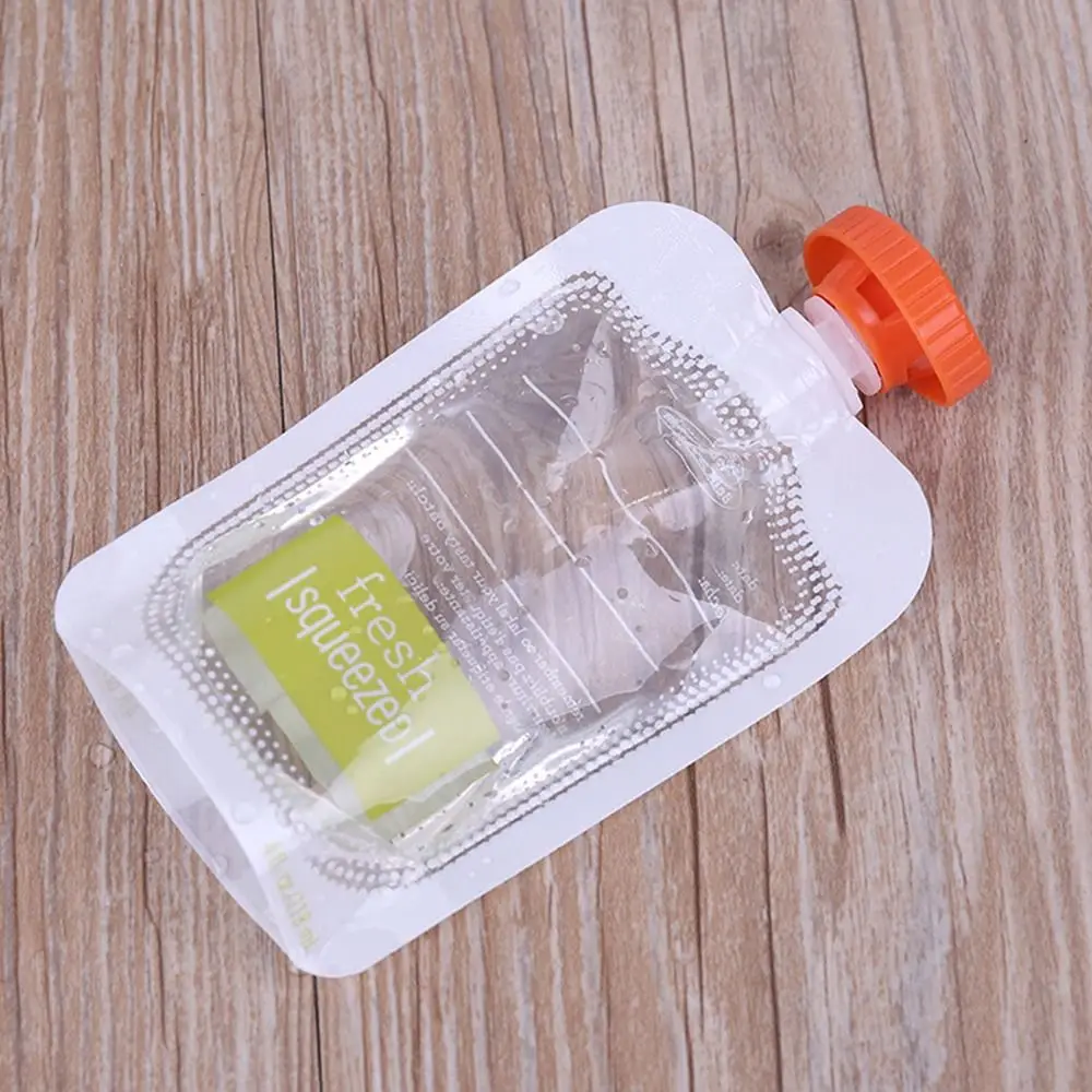 10pcs Reusable Food Pouches For Homemade Organic Puree Refillable Squeeze Storage Food Pouch For Baby Weaning