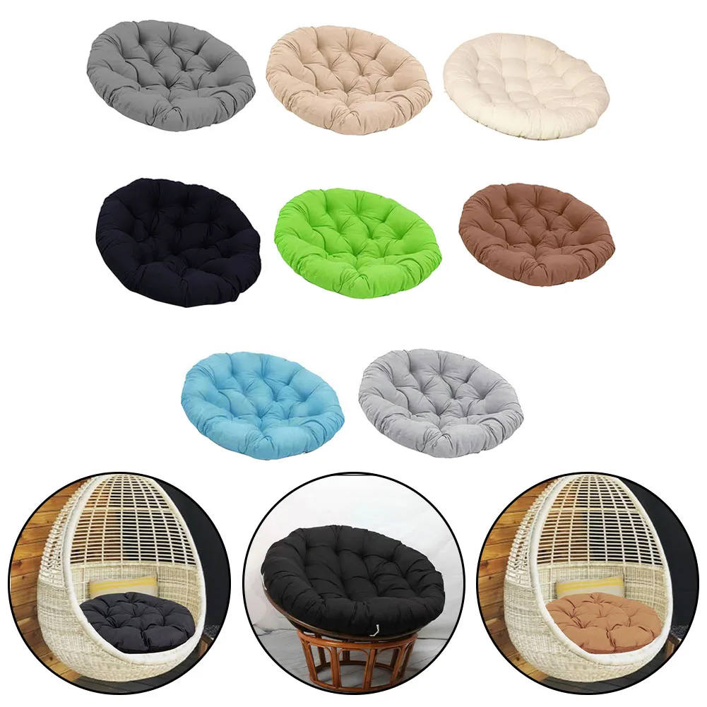 1pc Wasserdichte Stuhl Schaukel Kissen Stuhl Hängenden Korb Stuhl Papaya Stuhl Runde Kissen 60x60 Cm Hause textil Zubehör – Detail 4