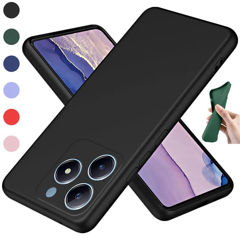 Flexible Liquid Silicone Protective Phone Case - Sleek and Durable Cover