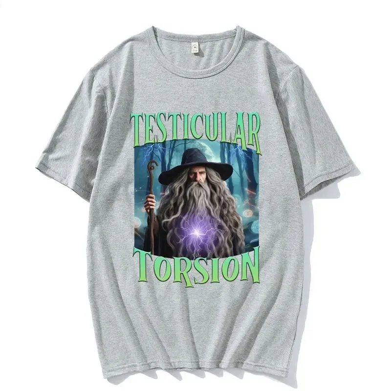 Shadow Wizard Funny T Shirt Testicular Torsion Meme Graphic Tee Shirt Men Women Retro Gothic Oversized Short Sleeve T-shirt Tops 5