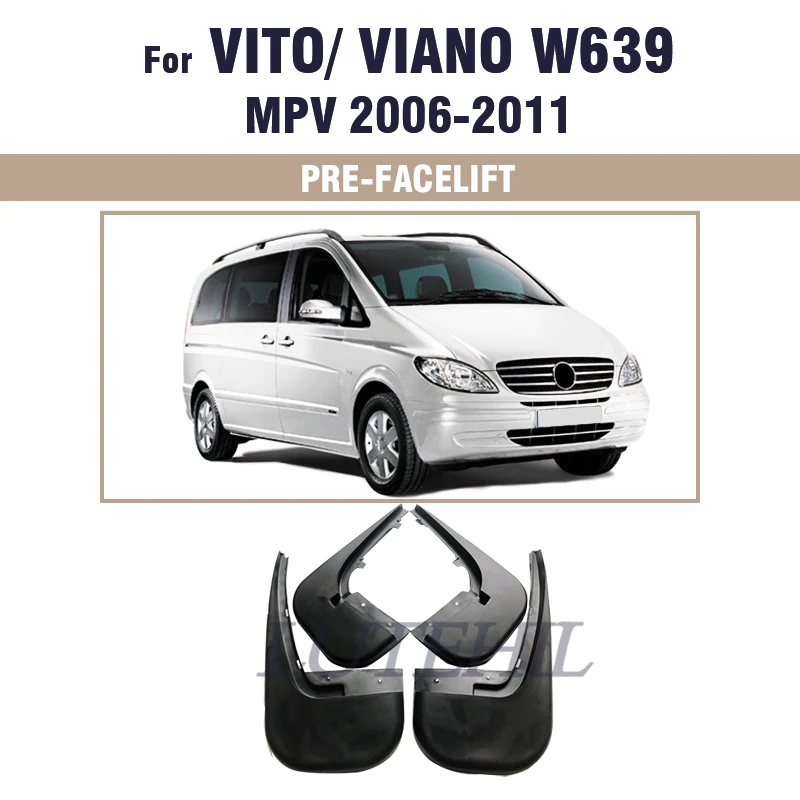 Exquisiter Schmutzfänger für Mercedes Benz Vito Viano V-Klasse