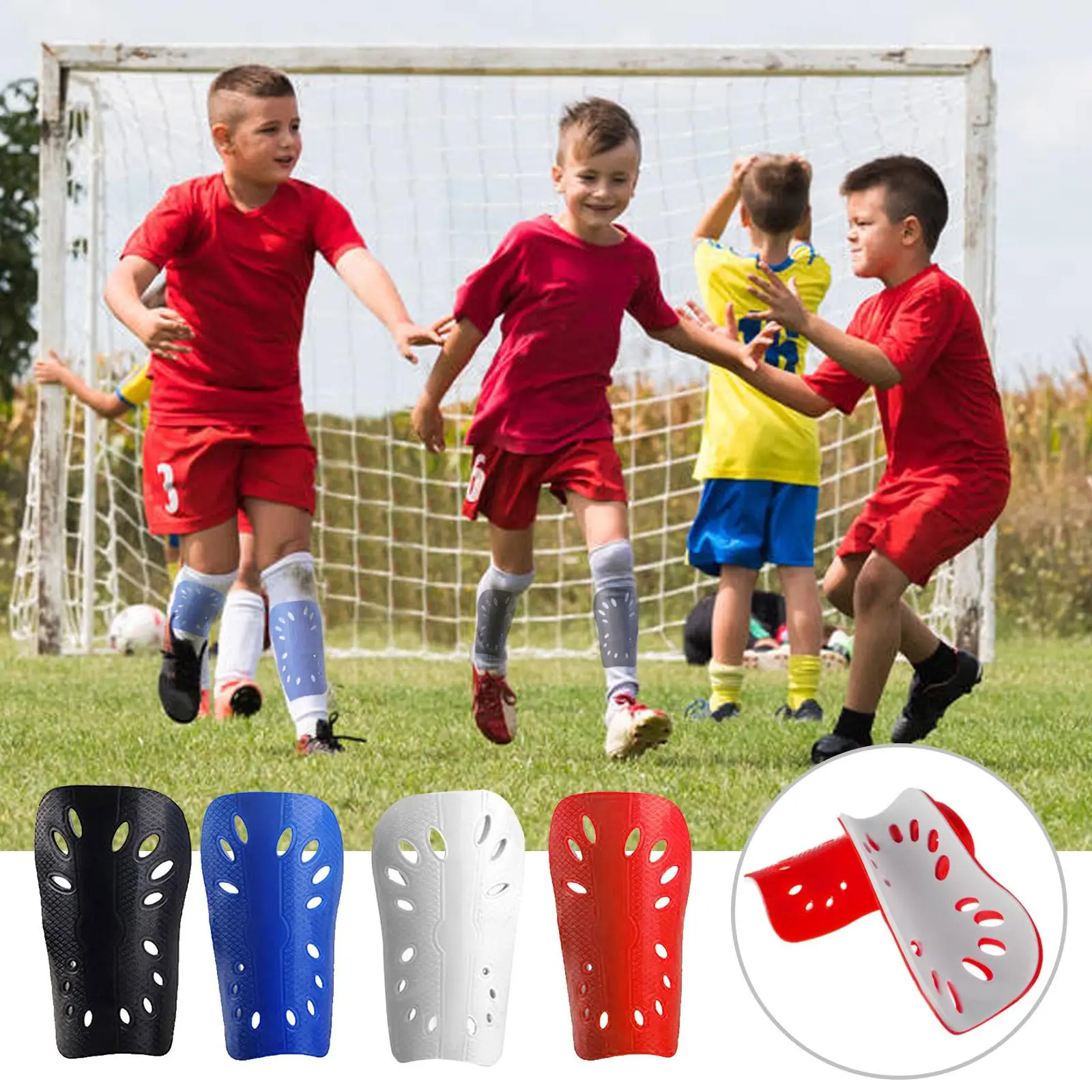 1 Pair Shin Pads for Football Protectors Pads Adult Kids Gear Breathable Sock Insert Board Training Legging Protective Gear for soccer shin guards,shin guard pads