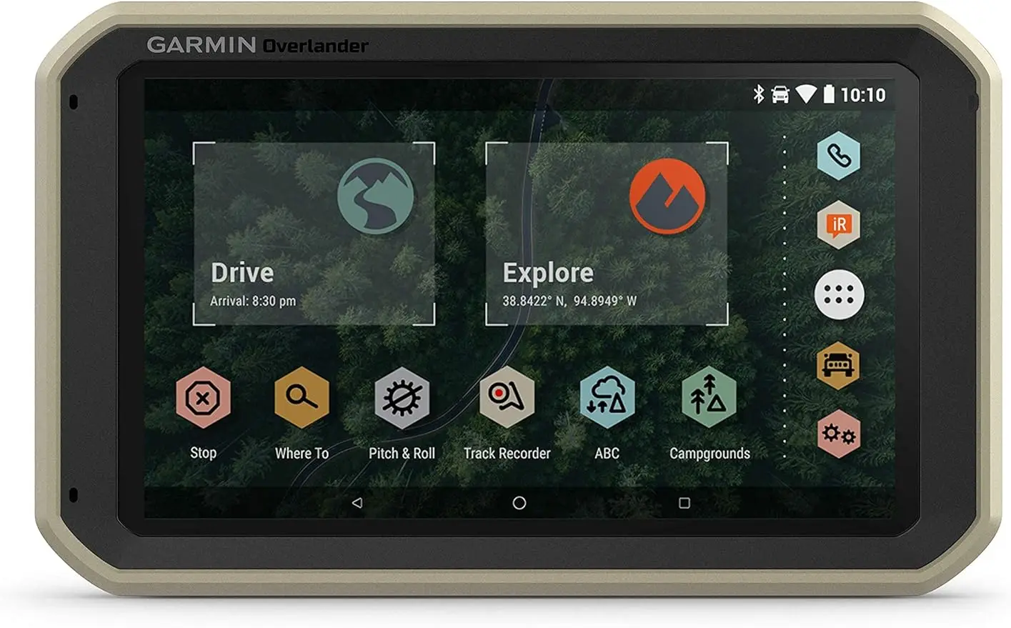 

Garmin Overlander, Rugged Multipurpose Navigator for Off-Grid Guidance (Renewed)