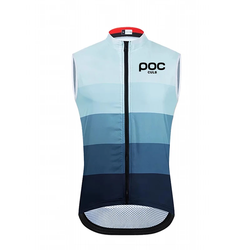 2024 New Summer CULB POC Bicycle Riding Suit, Men's and Women's Same Windproof and Waterproof Road Bike Riding Vest 2