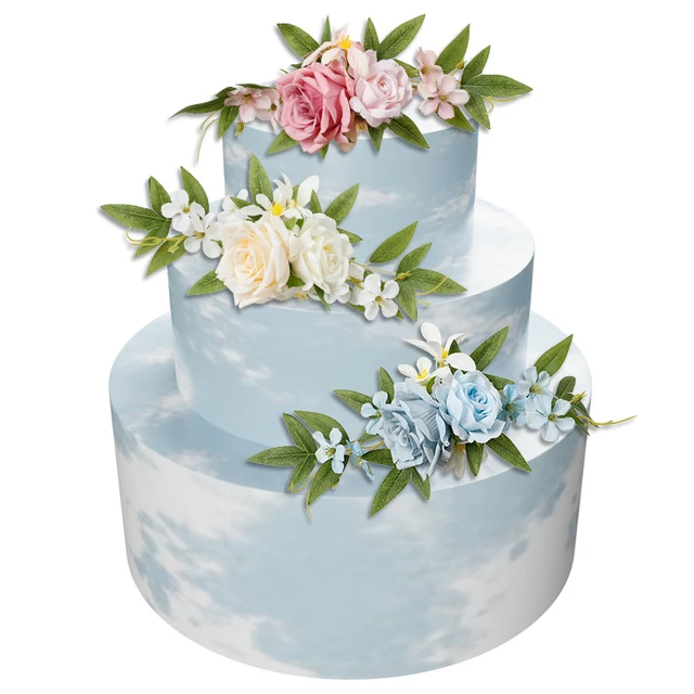 Edible Flowers Cake Decorations  Edible Flowers Cake Decorating - 50pcs  Cupcake Cake - Aliexpress