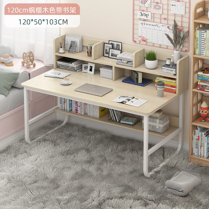 Desk Bookshelf Integrated Computer Office Table Girl Bedroom and Household Simple Writing Study Table and Chair Office Furniture hot Office Furniture