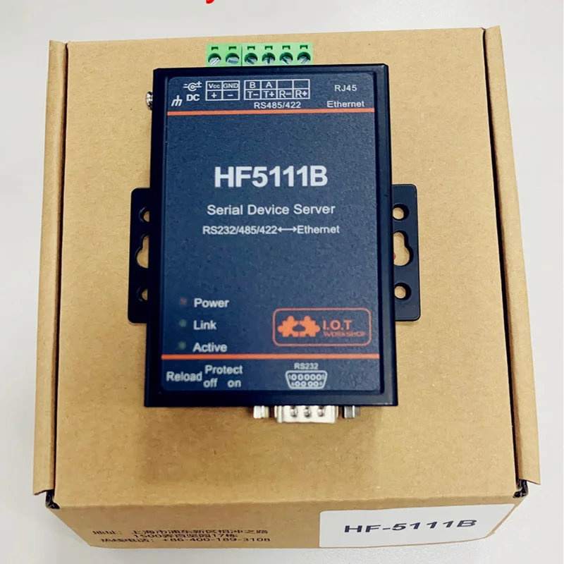

Hf5111b устройство для сервера Rs232/rs485/rs422 для Ethernet, бесплатный Rtos, серверный конвертер Rs232 A Rs485