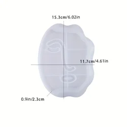 Artistic Epoxy Resin Mold for DIY Irregular - Shaped Creations (Distorted Face Tray)