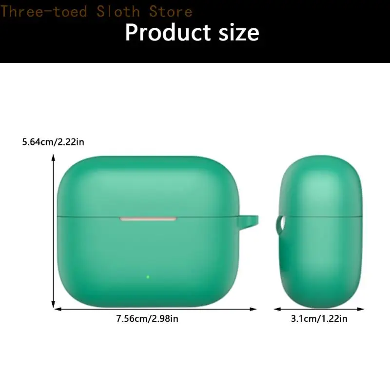 Flexible Soft Silicone Shockproof Earbud Protector Case - Scratch Resistant Sleeve