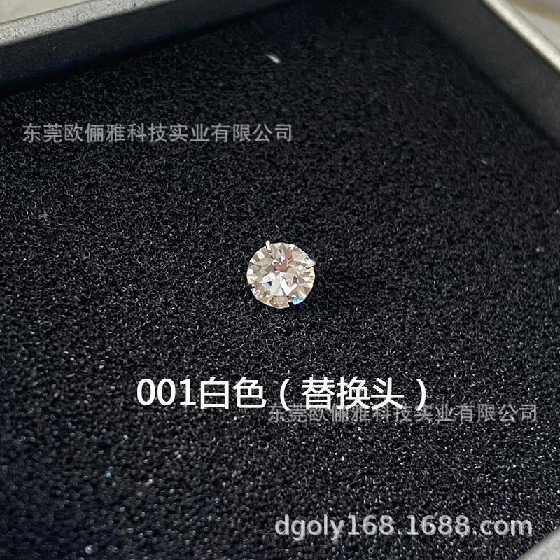 High-Quality Titanium Alloy Ear Studs with Diamond Detailing