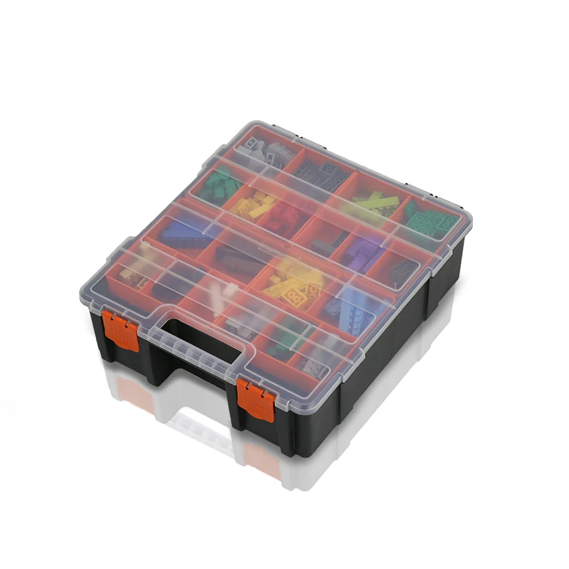 Parts Storage Box Double-Layer Building Block Classification And Organization Box Electronic Component Box Toolbox 2