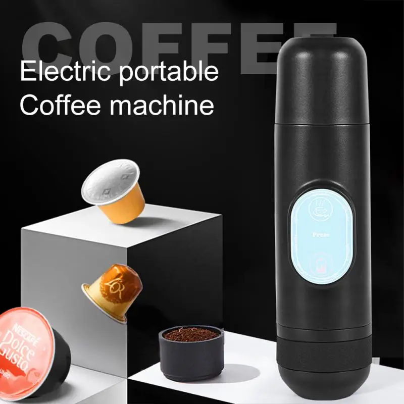 Portable Electric Mini Coffee Machine Rechargeable Coffee Maker Car