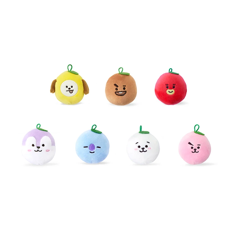 Line Friends Bt21 Kawaii Plush Toys Anime Tata Mang Koya Rj Shooky Chewy  Chewy Chimmy Series Creative Large Magnet Doll Gifts - AliExpress