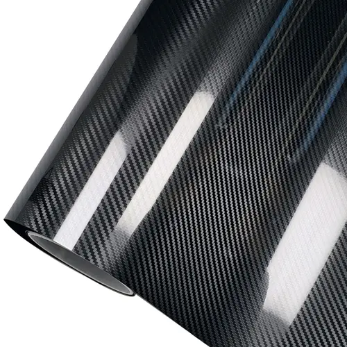High Gloss 6D 5D Carbon Fiber Black Car Foiling Wrap Vinyl Car Wrapping Folie Automotive Vinyl for Motorcycle Vinyls Motorcycles - Image 3
